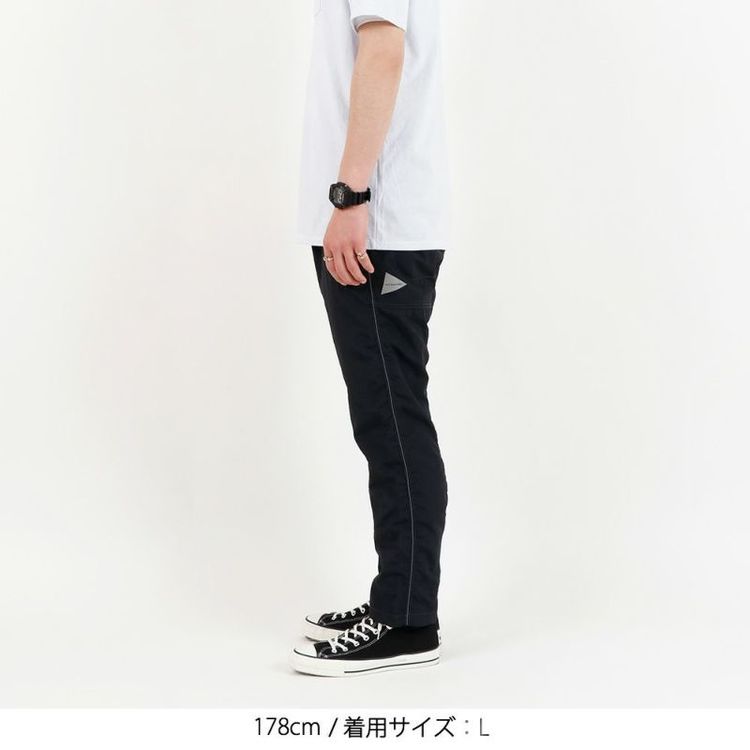 （未使用）アンドワンダー　タスランナイロンパンツ　メンズ アンドワンダー]ナイロンタフタハイカーパンツ / and wander