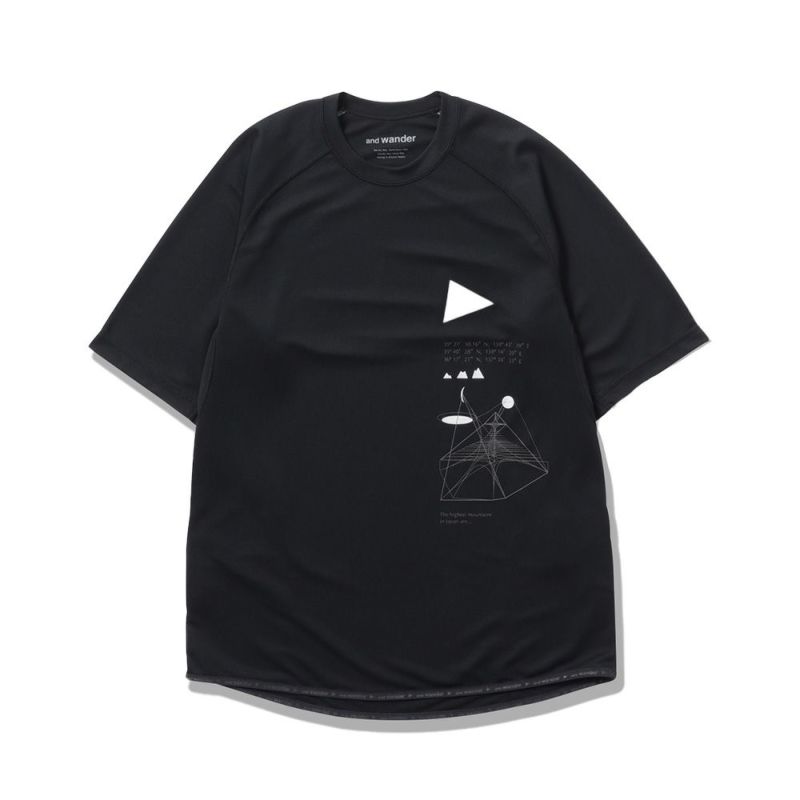 【Women's S アイボリー系】 And Wander ( アンドワンダー ) パワー ドライ ジャージー ショート スリーブ Tシャツ Power Dry Jersey Short Sleeve T Shirt Women's S アイボリー系】 And Wander ( アンドワンダー ) パワー