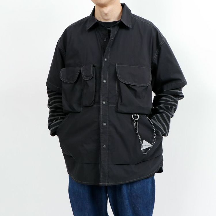 アンドワンダー]マルチポケットSSシャツ / and wander（アンドワンダー