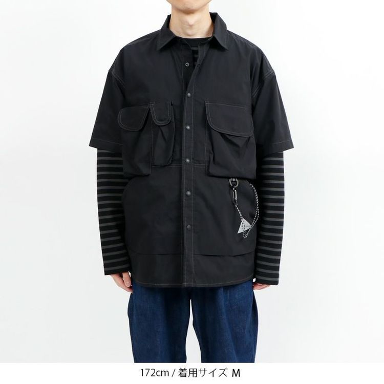 アンドワンダー]マルチポケットSSシャツ / and wander（アンドワンダー