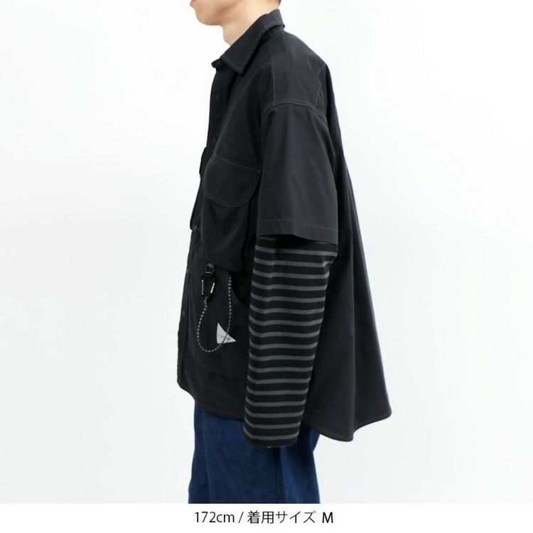 アンドワンダー]マルチポケットSSシャツ / and wander（アンドワンダー