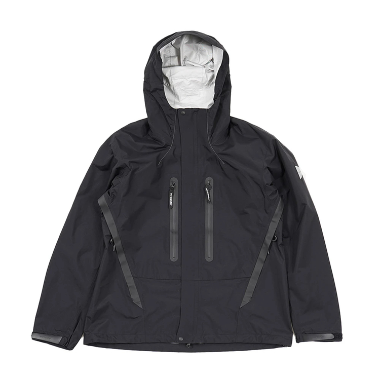 and wander アンドワンダー 2.5L ハイカーレインジャケット アンド