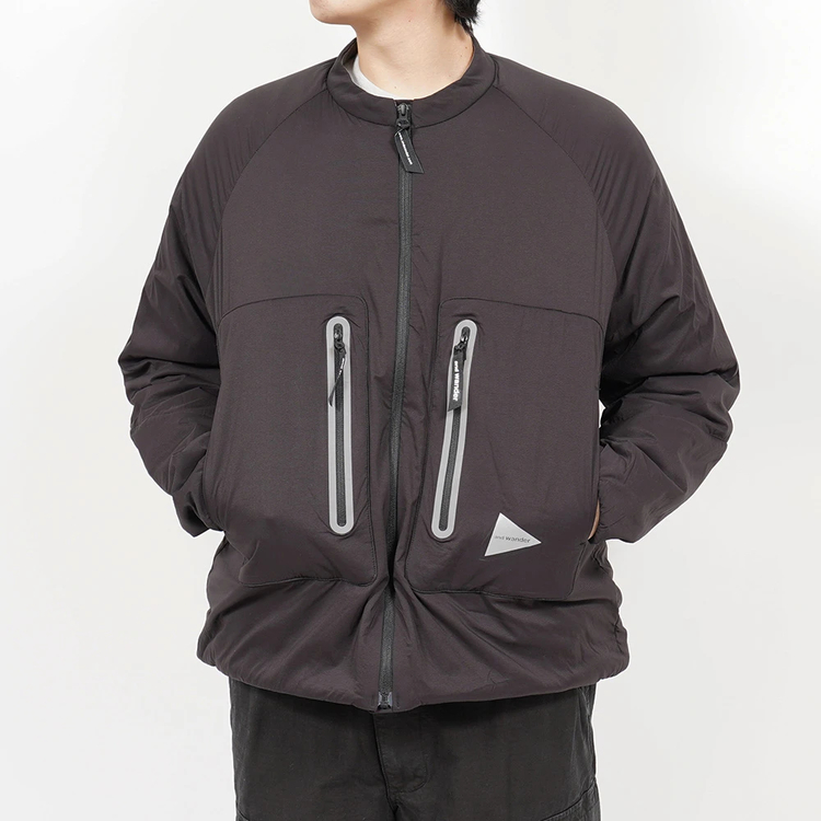 アンドワンダー]アルファエア カラーレスジャケット / and wander