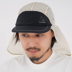 and wander(アンドワンダー) |[アンドワンダー]ロア×アンドワンダーリップストップウィンドキャップ