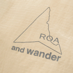 and wander(アンドワンダー) |[アンドワンダー]ロア×アンドワンダー リップストップ ウィンド ジャケット