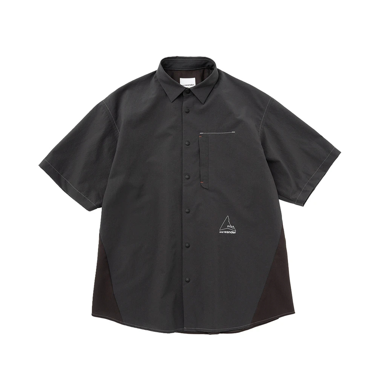 and wander(アンドワンダー) |[アンドワンダー]ロア×アンドワンダー ブレザブル シャツ