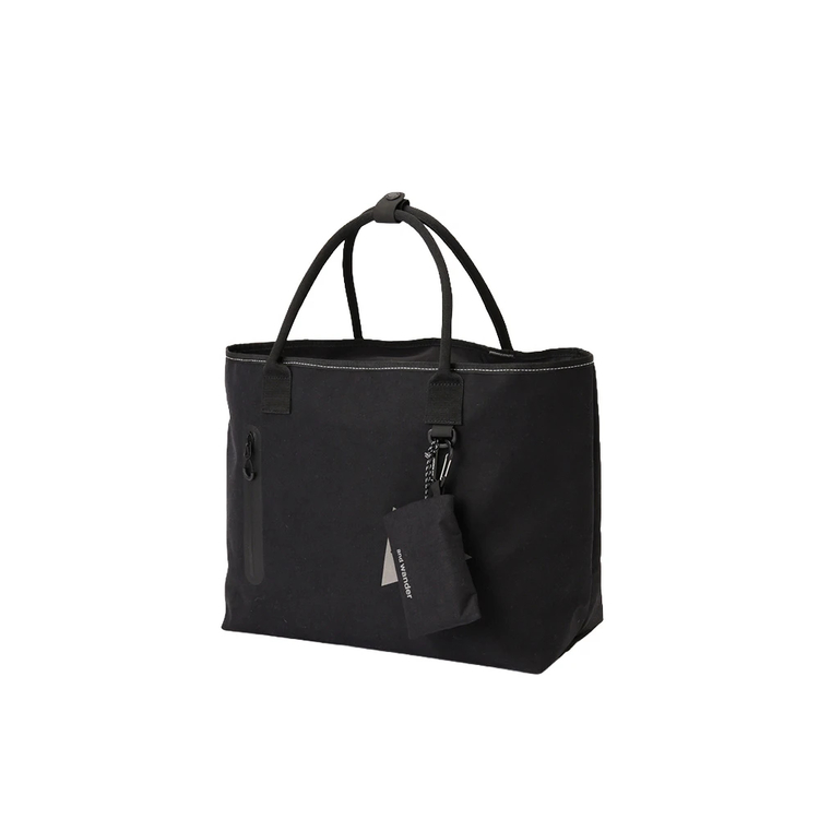 and wander(アンドワンダー) |[アンドワンダー]ポリエステルコットン トートバッグ