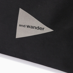 and wander(アンドワンダー) |[アンドワンダー]ポリエステルコットン トートバッグ