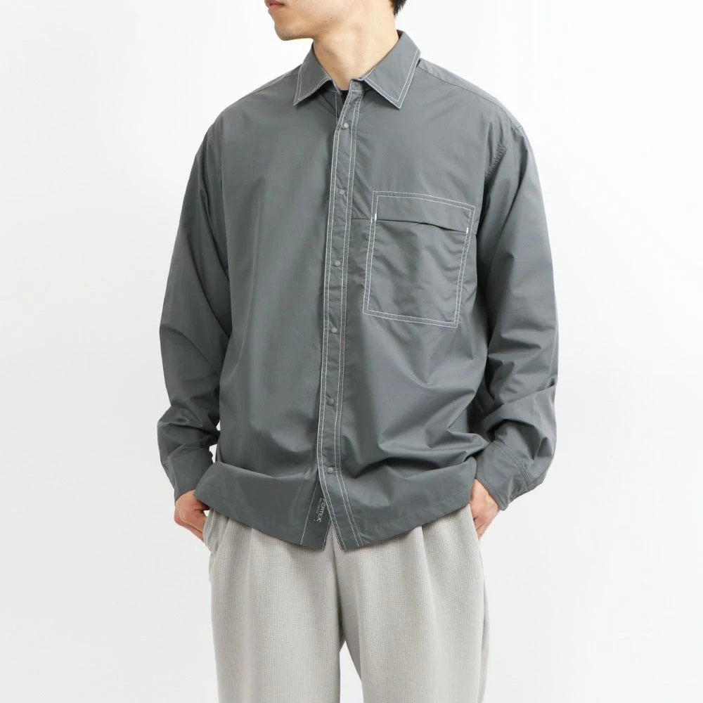 その他 hirokun アクシーズクインモディファイド]ヘリウム ステッチングシャツ