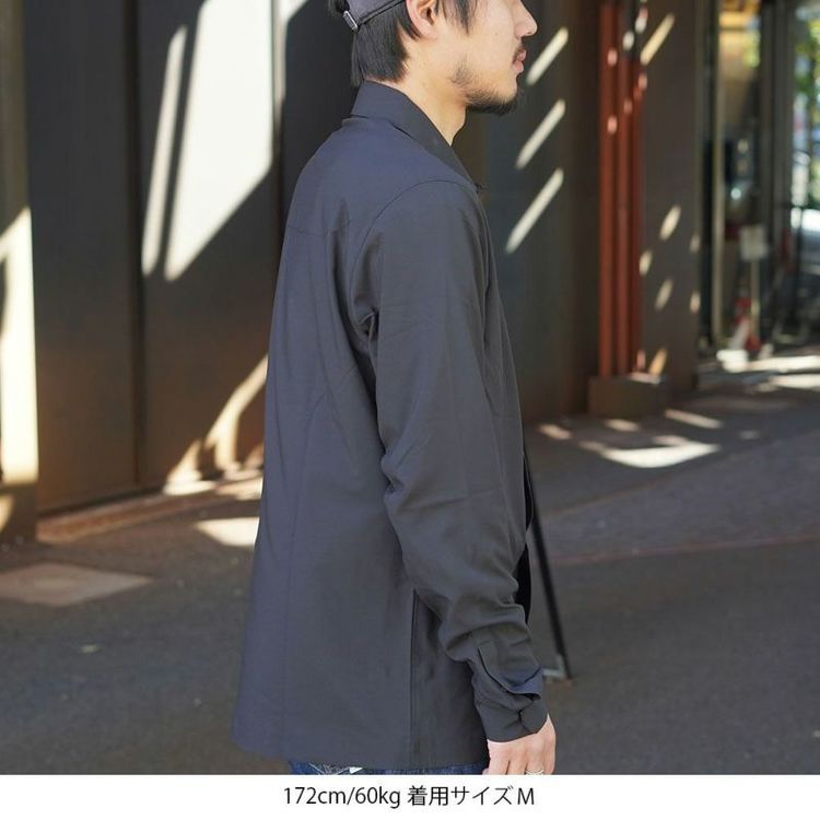 スカイライン ロングスリーブ メランジシャツ メンズ Mサイズ