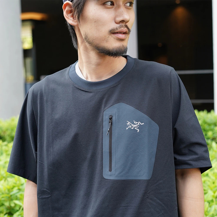 コンシールポケットSS 半袖Tシャツ　Mサイズ　ブラック　新品未開封 楽天市場】アークテリクス コンシールポケットSS メンズ ARC