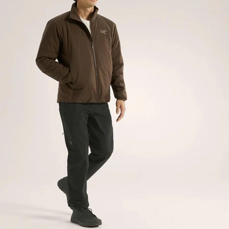 アークテリクス　アトムAR メンズS グレー　ナイロン　ダウン カーキ アークテリクス アトムAR メンズS グレー ナイロン ダウン カーキ