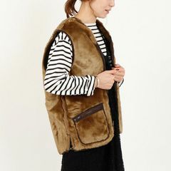 BARBOUR(バブアー) |[バブアー]フロントジップ ファーライナーベスト