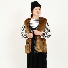BARBOUR(バブアー) |[バブアー]フロントジップ ファーライナーベスト