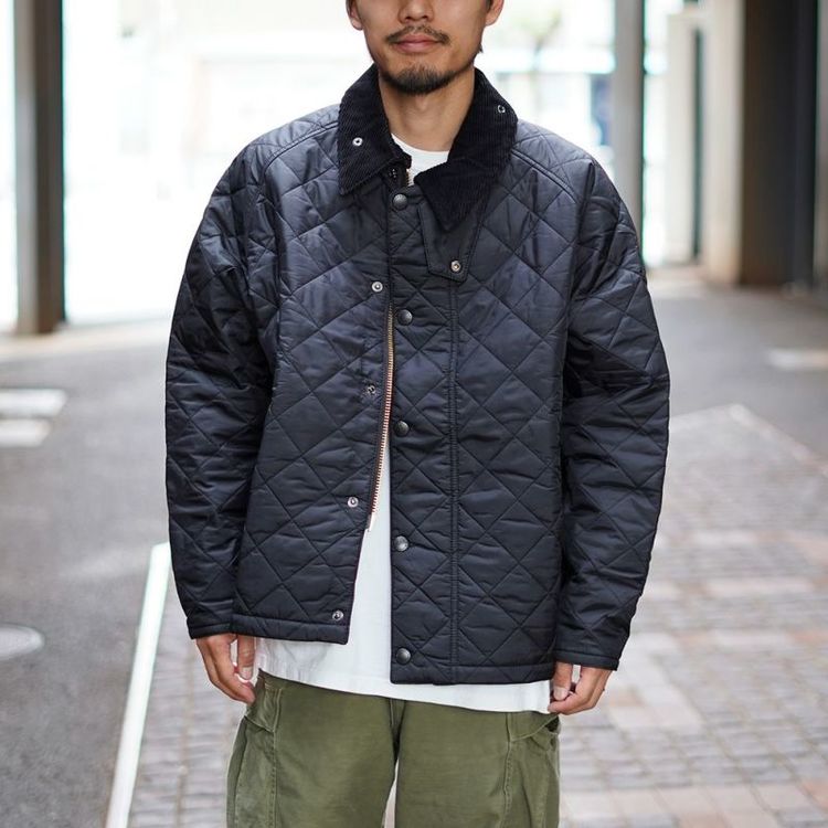 バブアー]トランスポートキルテッドジャケット（オーバーサイズ