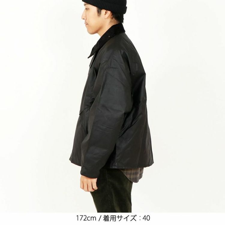 バブアー]トランスポートワックスジャケット（オーバーサイズフィット