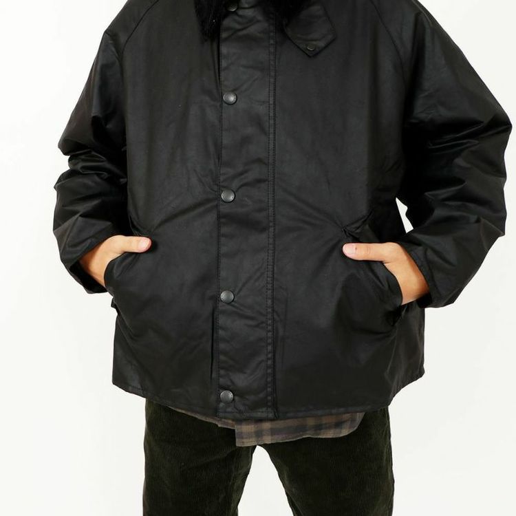 バブアー]トランスポートワックスジャケット（オーバーサイズフィット