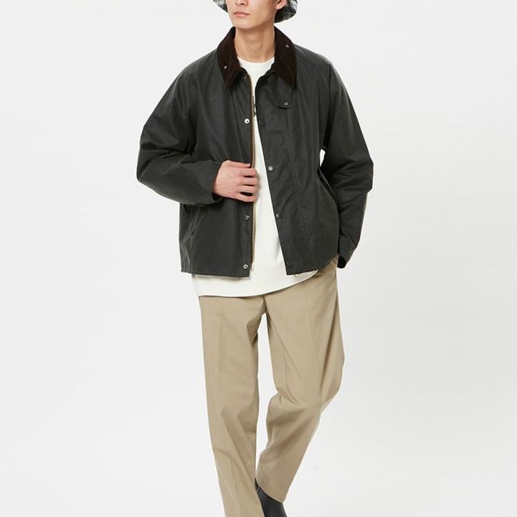 バブアー]トランスポートワックスジャケット（オーバーサイズフィット