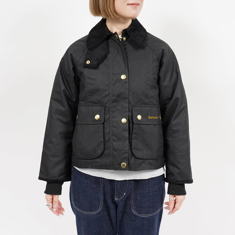 バブアー]クロップド ビードネル ワックスジャケット / BARBOUR