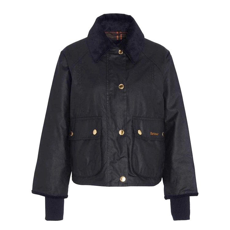 バブアー]クロップド ビードネル ワックスジャケット / BARBOUR