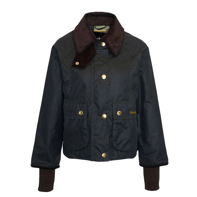 バブアー]クロップド ビードネル ワックスジャケット / BARBOUR