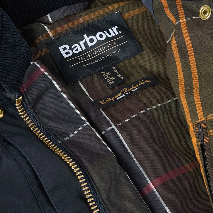 バブアー]クロップド ビードネル ワックスジャケット / BARBOUR