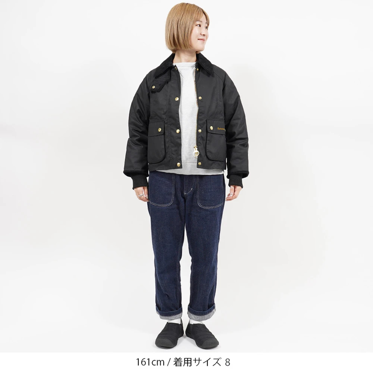 バブアー]クロップド ビードネル ワックスジャケット / BARBOUR