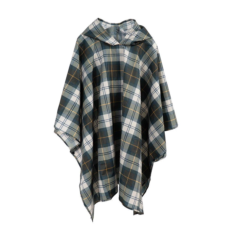 バブアー]クラシック タータン チェック レイン ポンチョ / BARBOUR