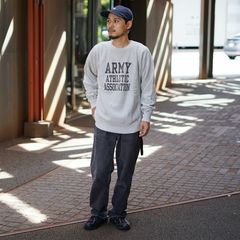 BUZZ RICKSON'S(バズリクソンズ) |[バズリクソンズ]ホリゾンタルニッティングスウェットシャツ "アーミーアスレチックアソシエーション"