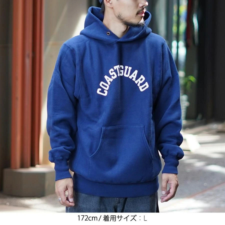 バズリクソンズ]ホリゾンタルニッティングスウェットパーカ 