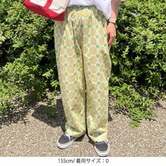 GRANDMA MAMA DAUGHTER(グランマママドーター) |[グランマママドーター]「pon pon pop」ワイドイージーパンツ