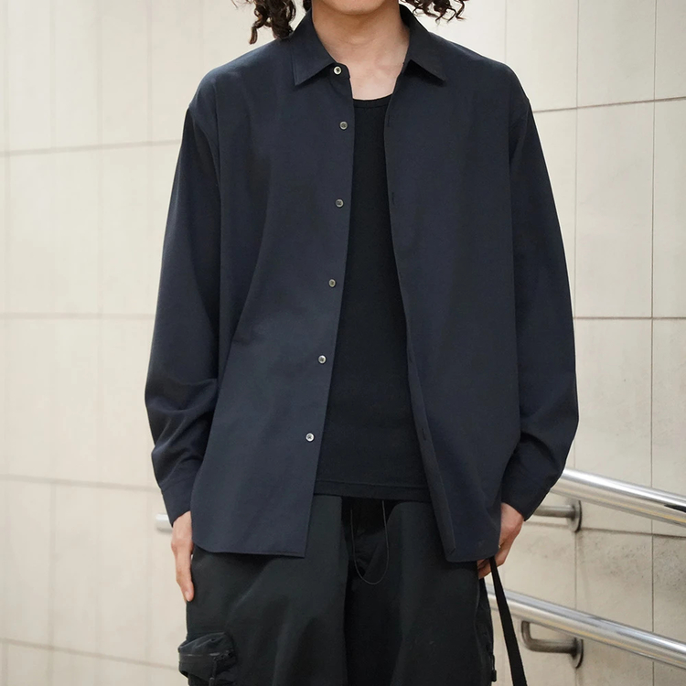 ゴールドウイン]ハイツイステッドウールリラックスシャツ / GOLDWIN