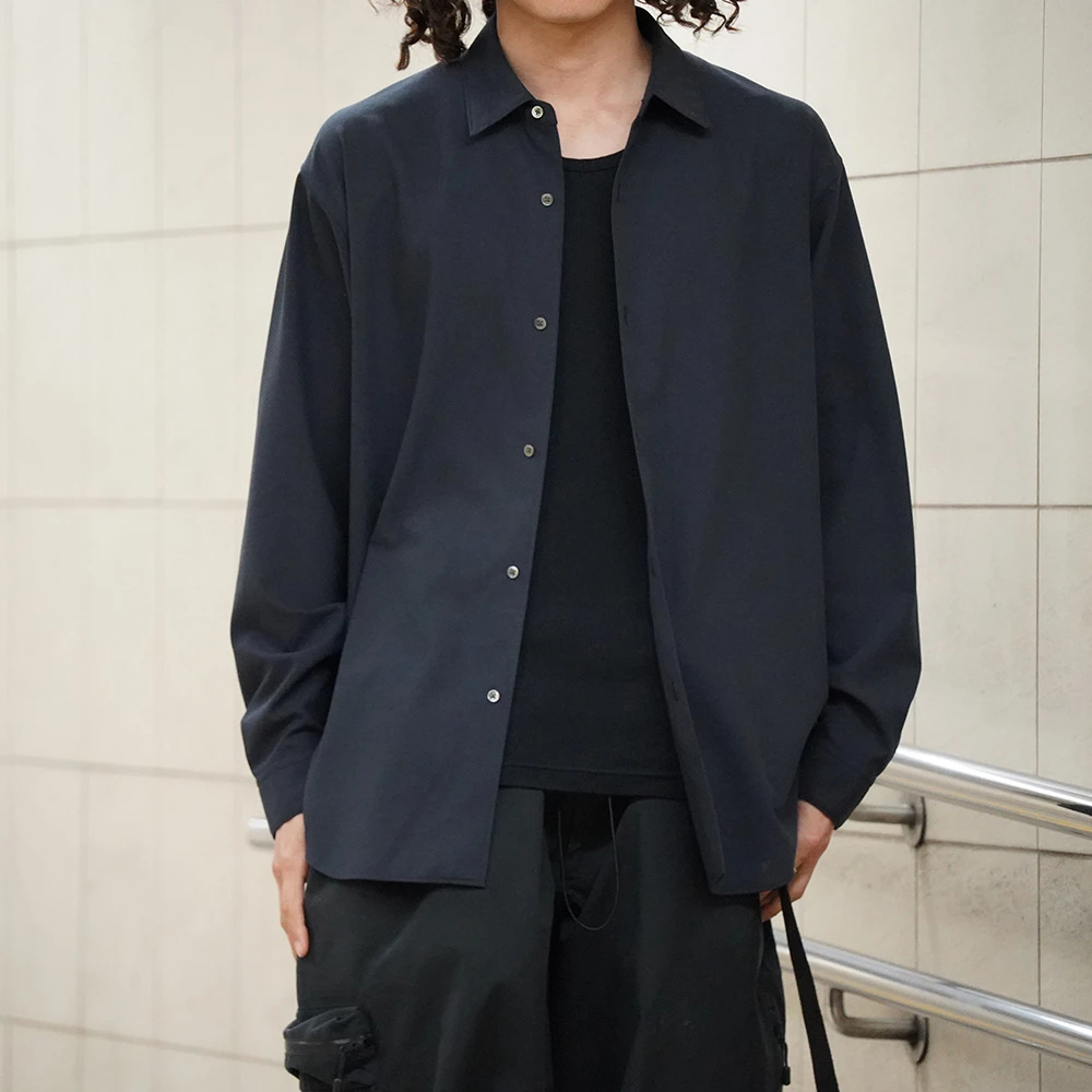 ゴールドウイン]ハイツイステッドウールリラックスシャツ / GOLDWIN