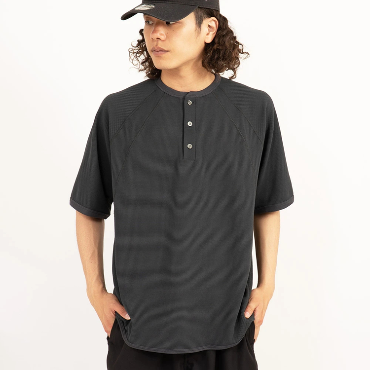 GOLDWIN(ゴールドウイン) |[ゴールドウイン]メッシュワッフルアクチノイドヘンリーネックTシャツ