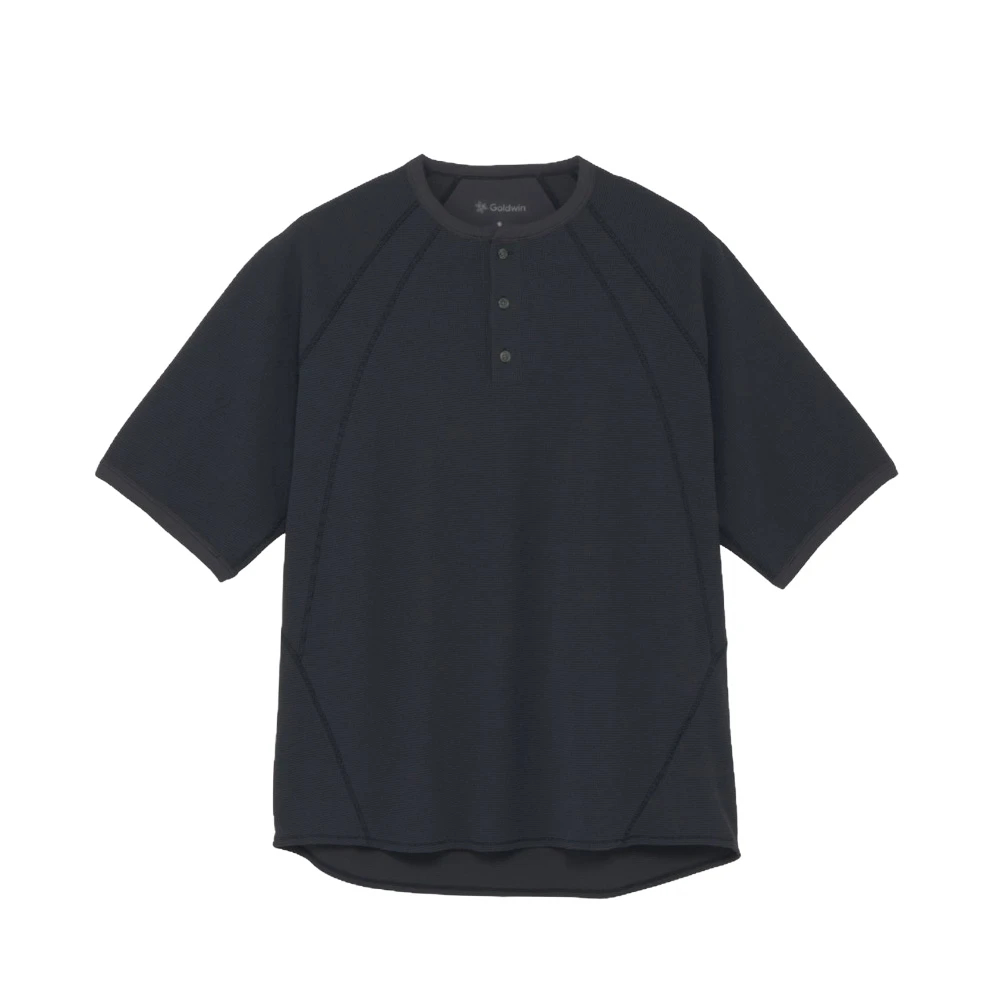 ゴールドウイン]メッシュワッフルアクチノイドヘンリーネックTシャツ