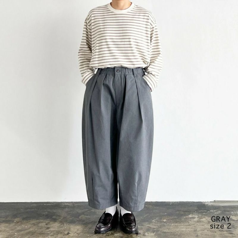 kao　sirone パンツ HeRIN.CYE | Cocoon pants (パンツ ) |SHEL'TTER WEBSTORE