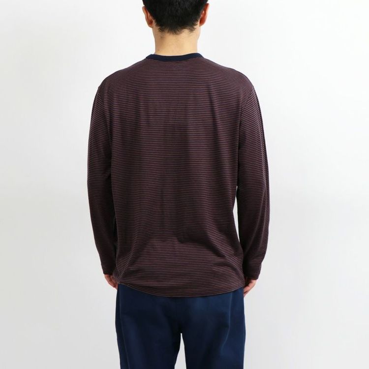 アイスブレイカー]150 メリノ ストライプ ロングスリーブ ティー（ユニセックス） / icebreaker（アイスブレイカー） |  SORA(ソラ) 公式サイト（ソラコウシキサイト） [アイスブレーカー] 長袖カットソー Tシャツ 長袖Tシャツ 温度調整 メリノウール 快適 ユニセックス メリノ 150 ロングスリ