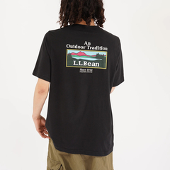 L.L.Bean(エルエルビーン) |[エルエルビーン]メンズ ジャパン・フィット ケアフリー・アンシュリンカブル ティー ウィズ ポケット ショートスリーブ カタディン ロゴ