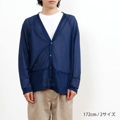 Manual alphabet(マニュアル アルファベット) |[マニュアル アルファベット]MESH CARDIGAN