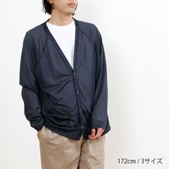 Manual alphabet(マニュアル アルファベット) |[マニュアル アルファベット]MESH CARDIGAN