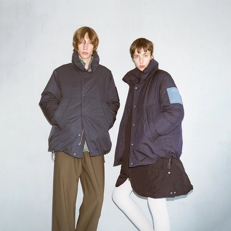 マニュアルアルファベット]バロー ミッドダウンジャケット / Manual