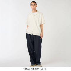 NANAMICA(ナナミカ) |[ナナミカ]オープンカラーパナマショートスリーブシャツ