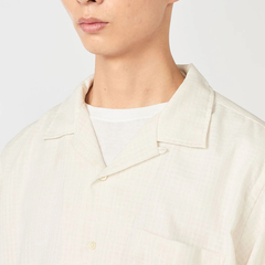 NANAMICA(ナナミカ) |[ナナミカ]オープンカラーパナマショートスリーブシャツ