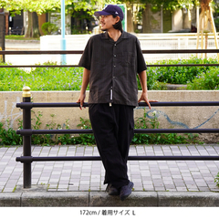 NANAMICA(ナナミカ) |[ナナミカ]オープンカラーパナマショートスリーブシャツ