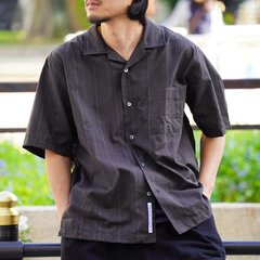 NANAMICA(ナナミカ) |[ナナミカ]オープンカラーパナマショートスリーブシャツ