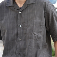 NANAMICA(ナナミカ) |[ナナミカ]オープンカラーパナマショートスリーブシャツ