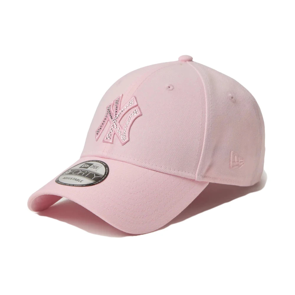 ニューエラ　NY 9FORTY ピンク キャップ　ラインストーン NEWERA（ニューエラ）“9FORTY Rhinestone ラインストーン ニューヨーク