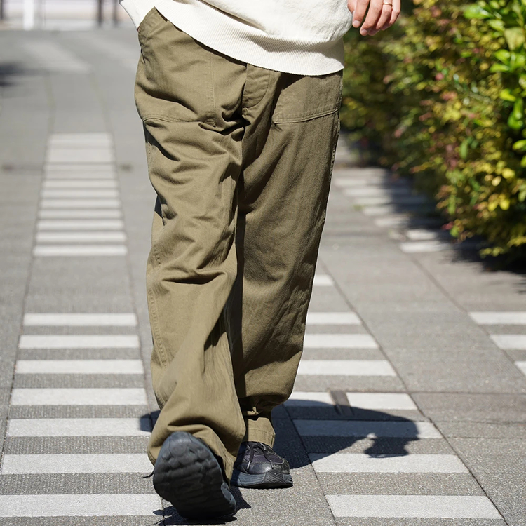 orSlow(オアスロウ) |[オアスロウ]ヘリンボーン ヴィンテージフィットファティーグパンツ