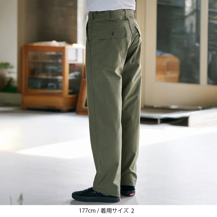 オアスロウ]USアーミー ファティーグパンツ リップストップ アーミー