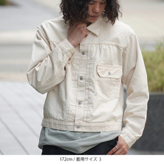 orSlow(オアスロウ) |[オアスロウ]タイプ1 40S プリーテッド フロント ブラウス デニム エクリュ